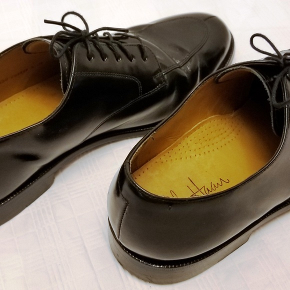 EUC. Cole Haan Wing Tip High Gloss Size 10D - Picture 7 of 8